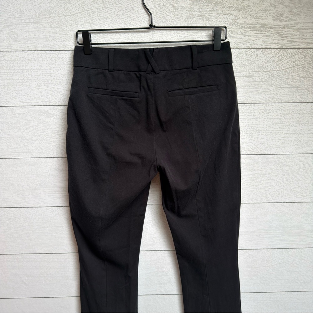 Anthropologie | Slim Black Tailored Ankle Pants – Minimalist Workwear | Size 4 - Picture 6 of 9